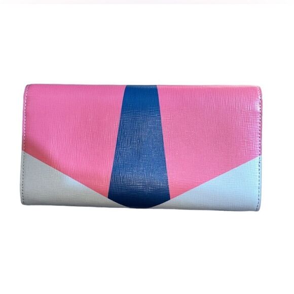 Authentic Fendi Leather  Pink & Blue Wallet - Picture 3 of 16
